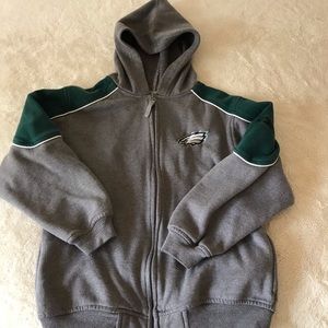 Kids Eagles Sweatshirt Zipup